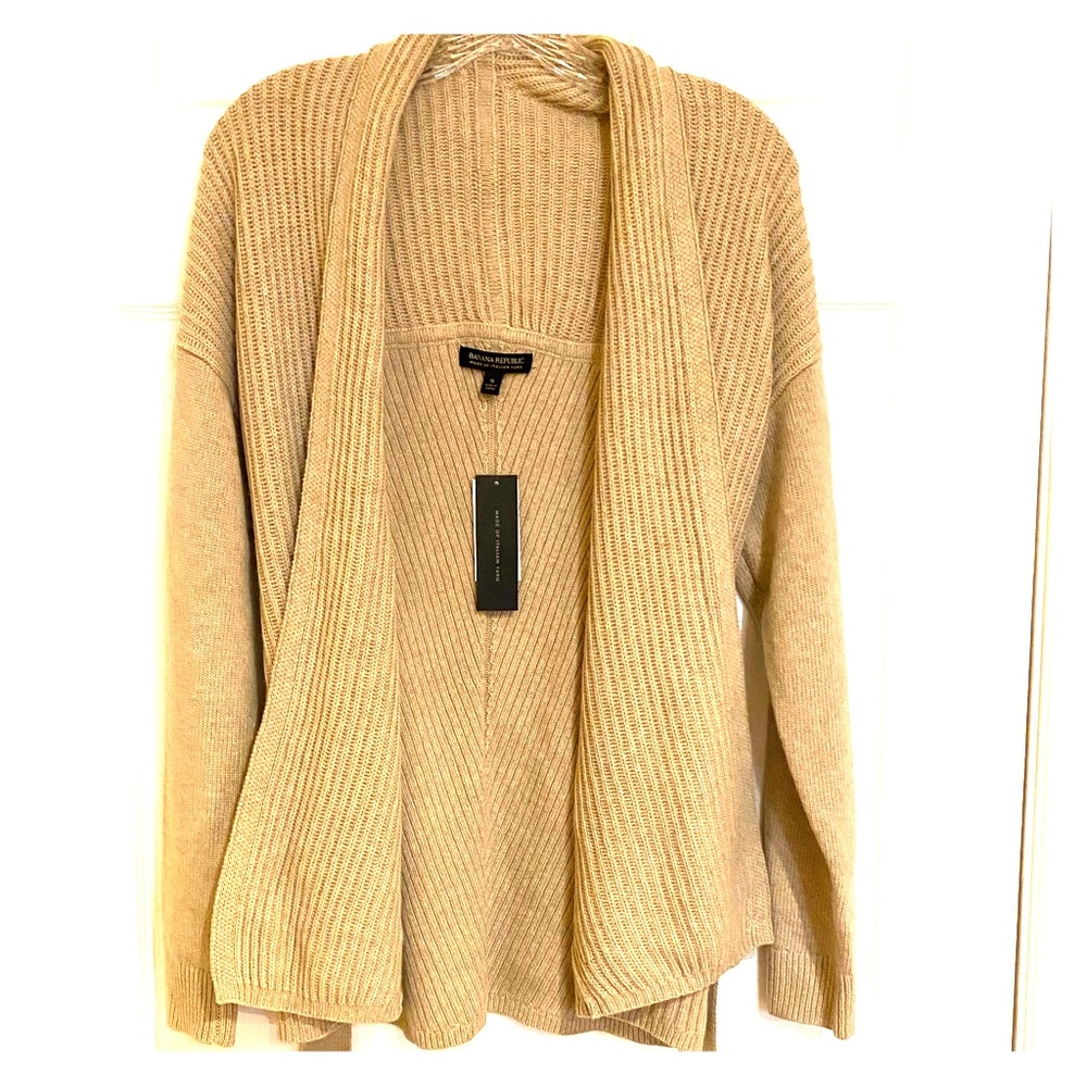 Banana Republic Ribbed Belted Cardigan